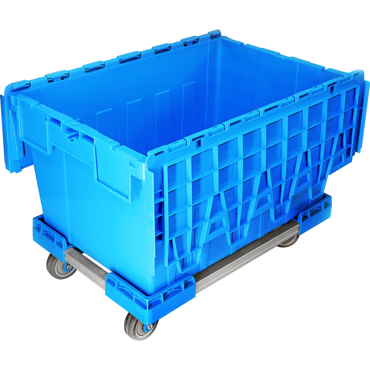 Caja Logística Con Tapa De Bisagra, Para Apilar O Encajar Medida Externa 600Lx400ax315h Mm ( 1 Una Pza ) - Image 6