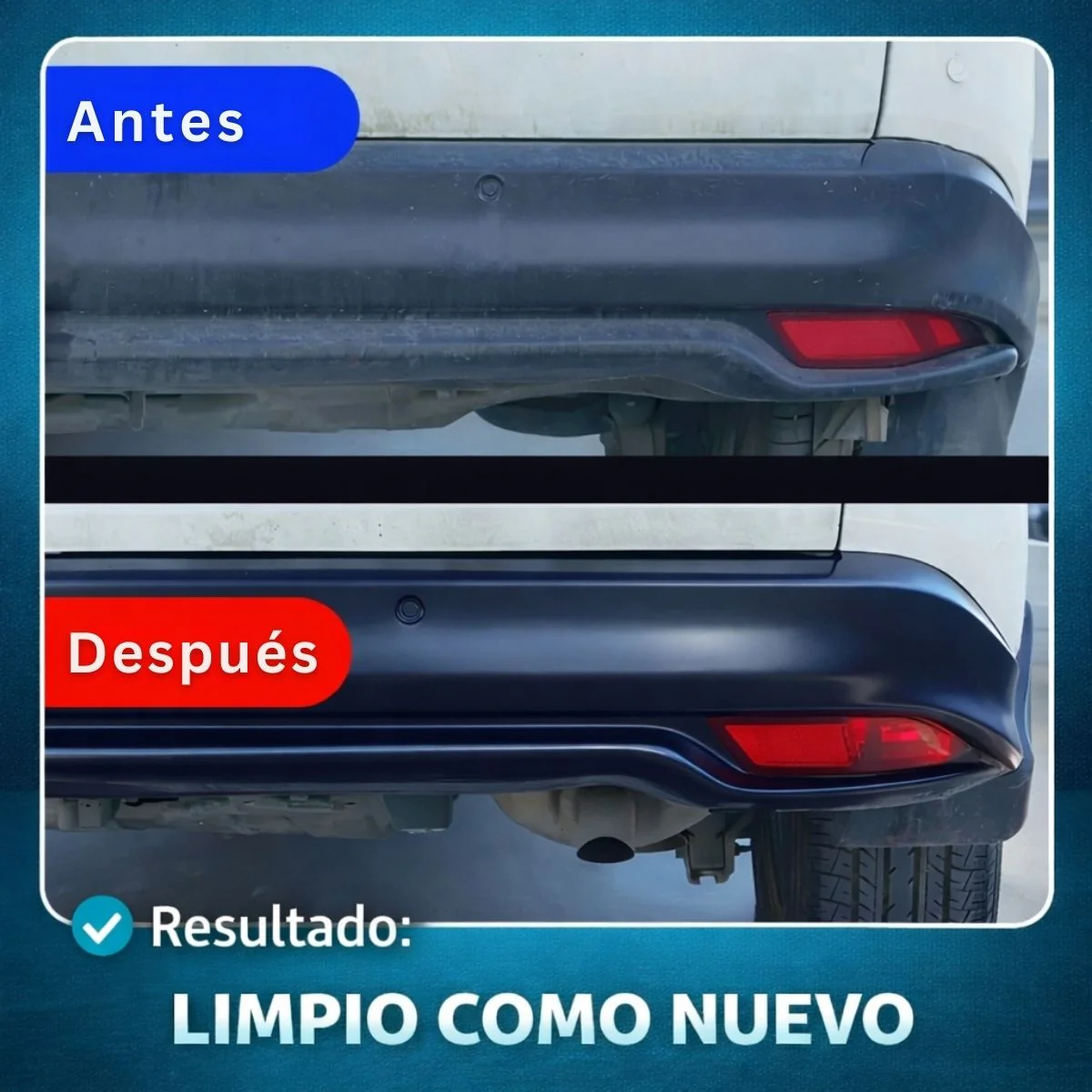 Abrillantador De Llantas Para Llantas Y Plásticos 50G  Brillo Duradero. Pasta Restauradora Protección Antienvejecimiento Para Autos (Incluye Esponja) - Image 3