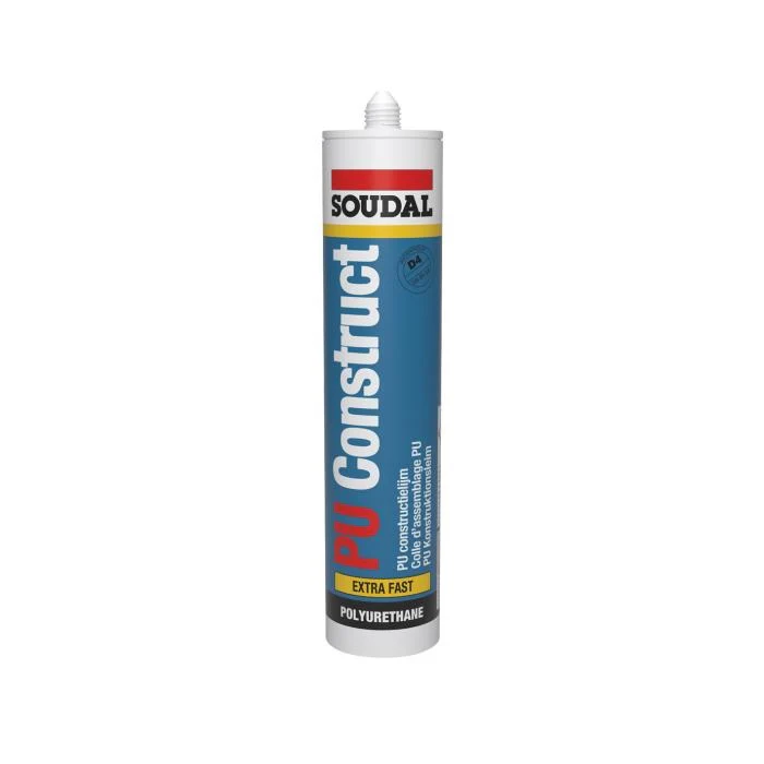 Adhesivo De Construcción PU 310 ML, Alta Resistencia, Pegado En 5 Min, SOUDAL