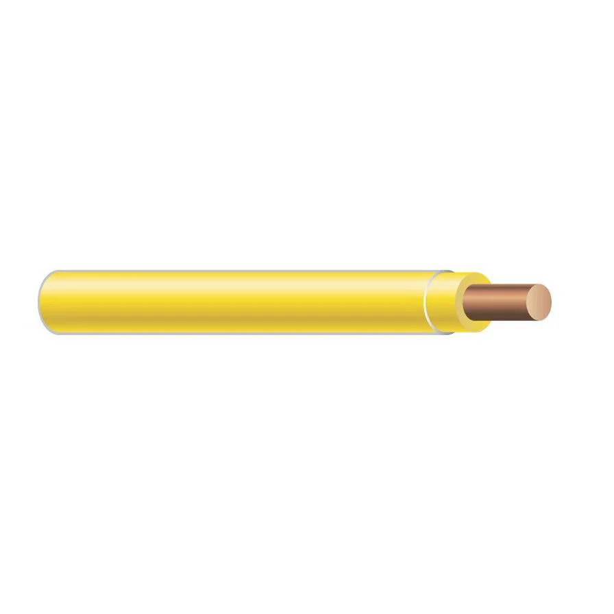 Alambre Electrico 12 AWG. Color Amarillo.  Se Vende Metro.