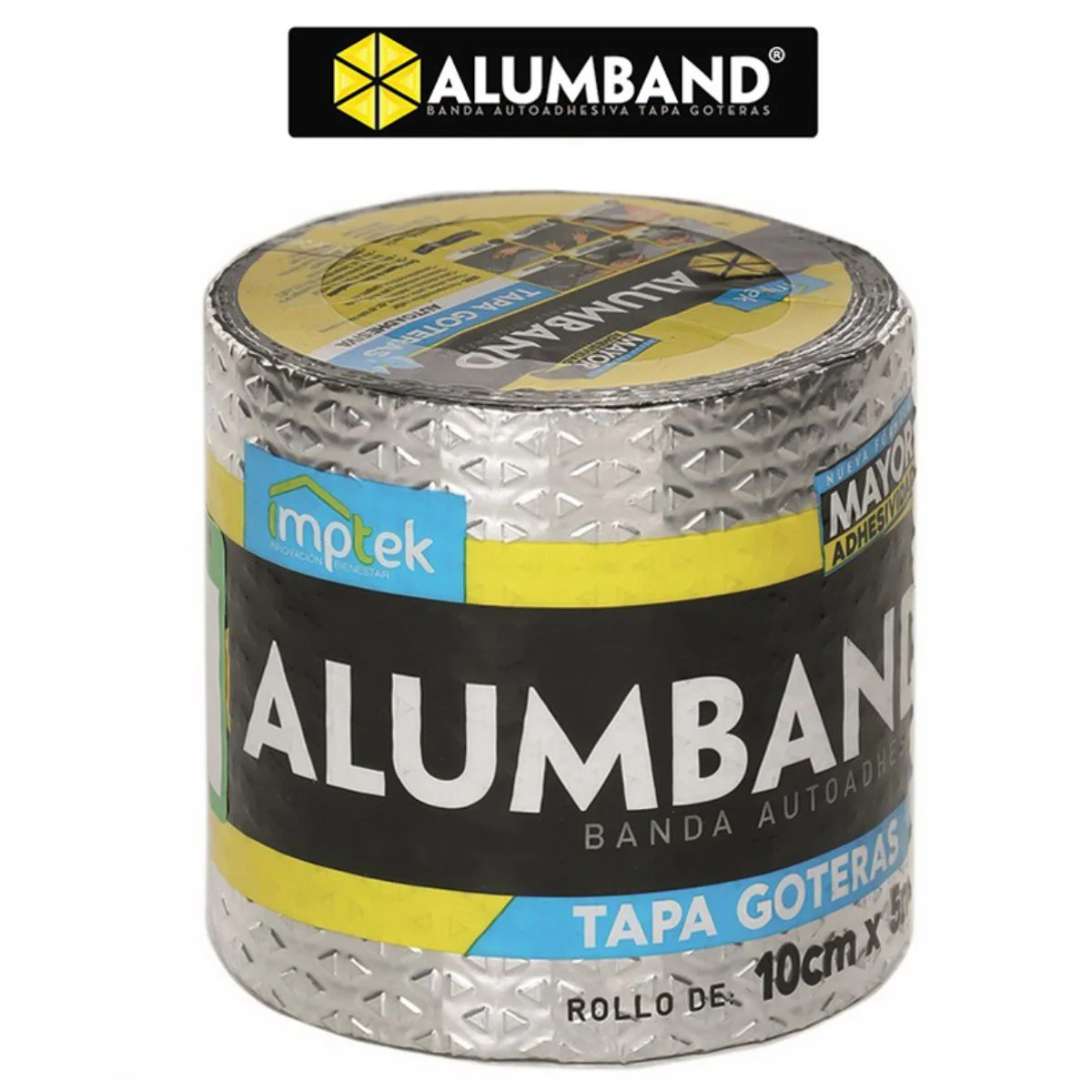 ALUMBAND Autoadhesivo 1.1 Mm "Tapa Goteras"  5Mx10cm