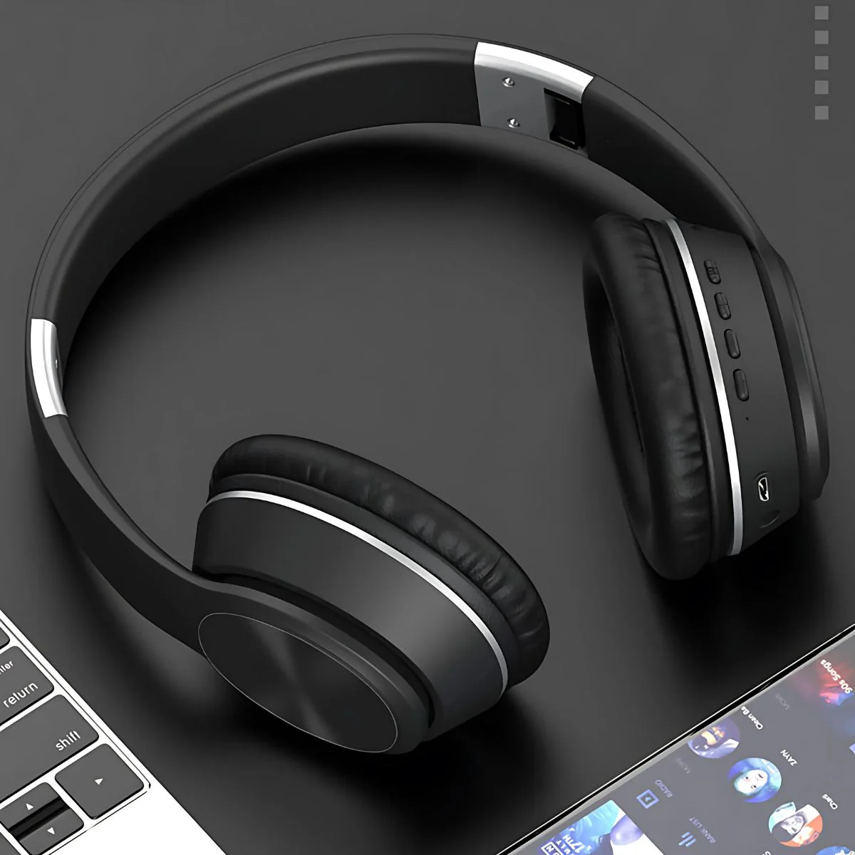 Audífonos Bluetooth Con Micrófono. Auriculares Inalámbricos Y Por Cable. Sonido Estéreo. - Image 4