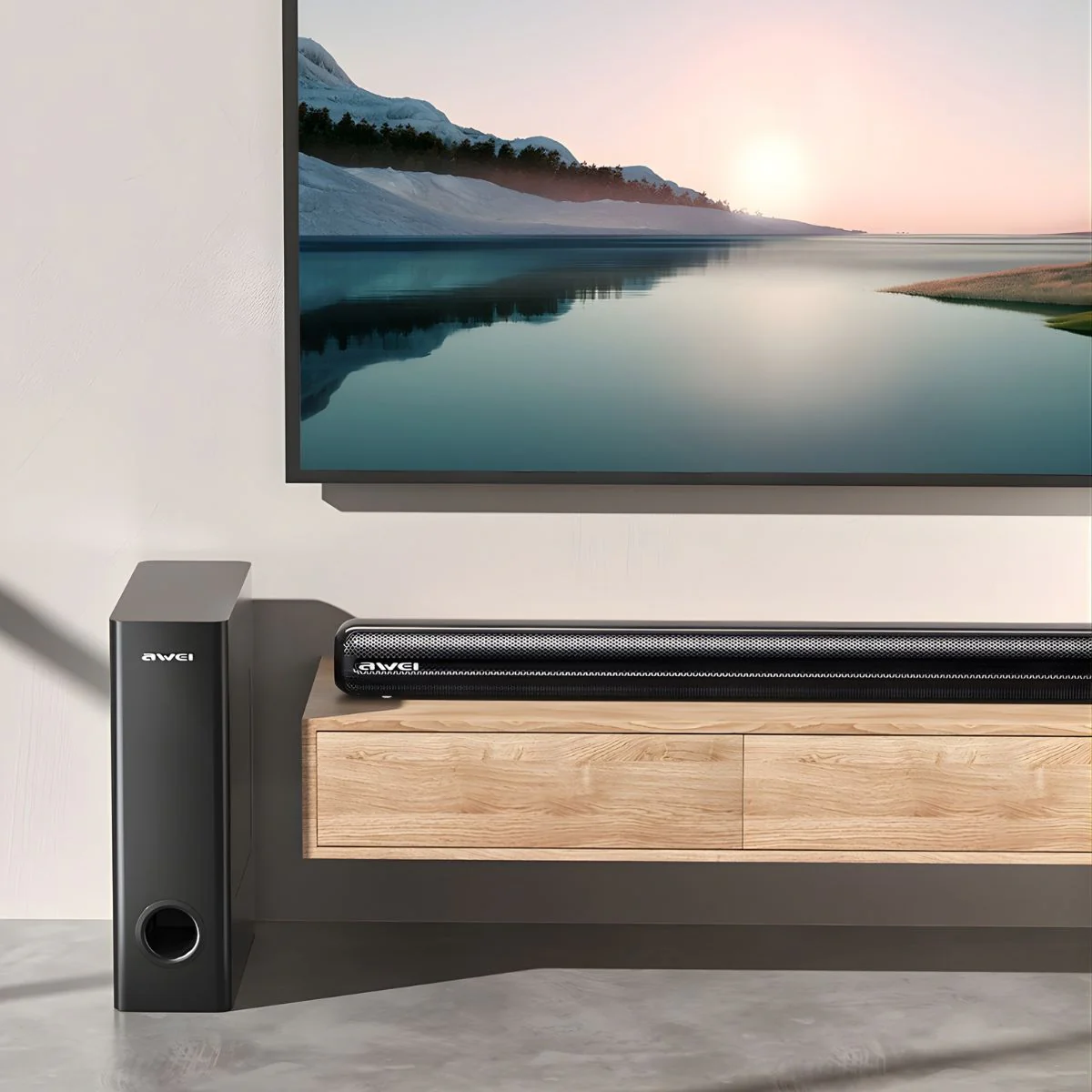 Barra De Sonido Bluetooth 5.0 Con Subwoofer. Sistema De Audio Home Theater De 110W. Soundbar Inalámbrica Con Graves Potentes Y Sonido Envolvente. Teatro En Casa. - Image 4