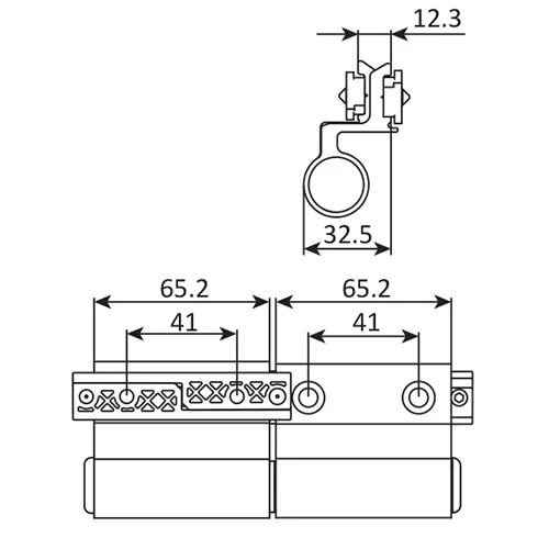 Bisagra Con Platina De Ajuste Y Tornillos De Acero Inoxidable. Soporta 150 KG Y Ancho De 120 Cm El P - Image 2