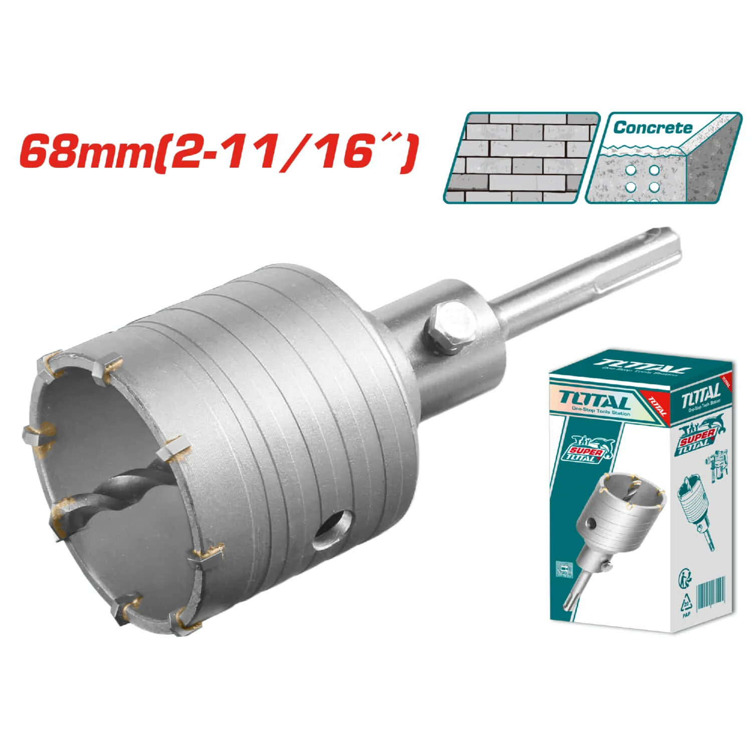 Brocas Circulares Para Concreto Con Piezas De Cuchillas TCT Y Adaptador De 110Mm. - Image 10