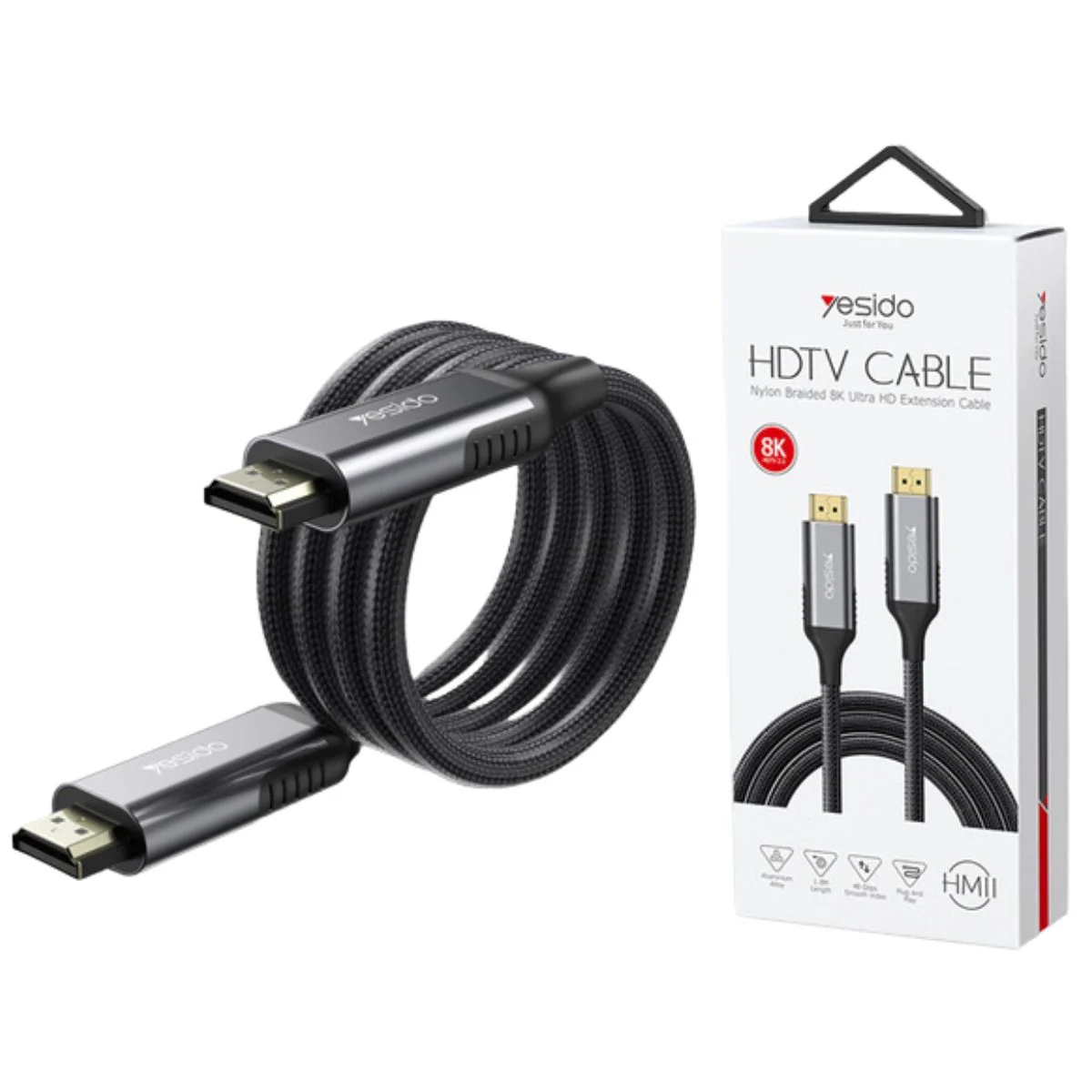 Cable HDMI 8K De 2 Metros. Alta Velocidad, Ultra HD Para TV, Consolas Y PC. - Image 4
