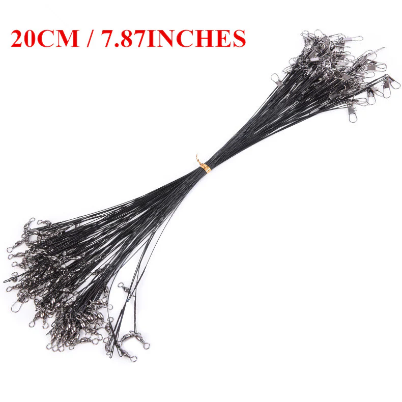 Cables De Acero De Pesca Con Ganchos (10 Uds) - Image 8