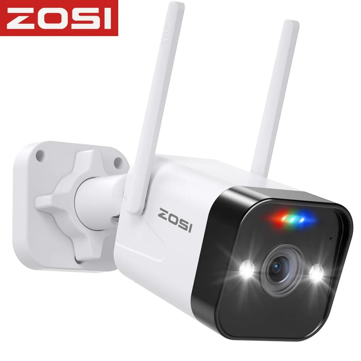 Cámara Wifi Exterior 4MP IP66 Con Visión Nocturna A Color 30M Y Detección De Personas Y Vehículos. Cámara De Videovigilancia Con Audio Bidireccional Y Alarma - Image 2