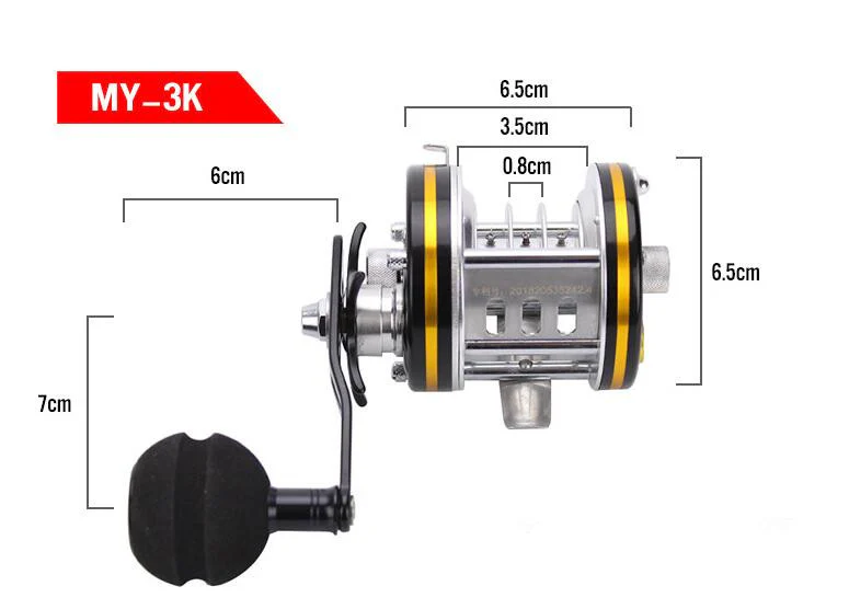 Carrete Pesca Trolling PRO 3 Lineas 4.2:1 - Image 2