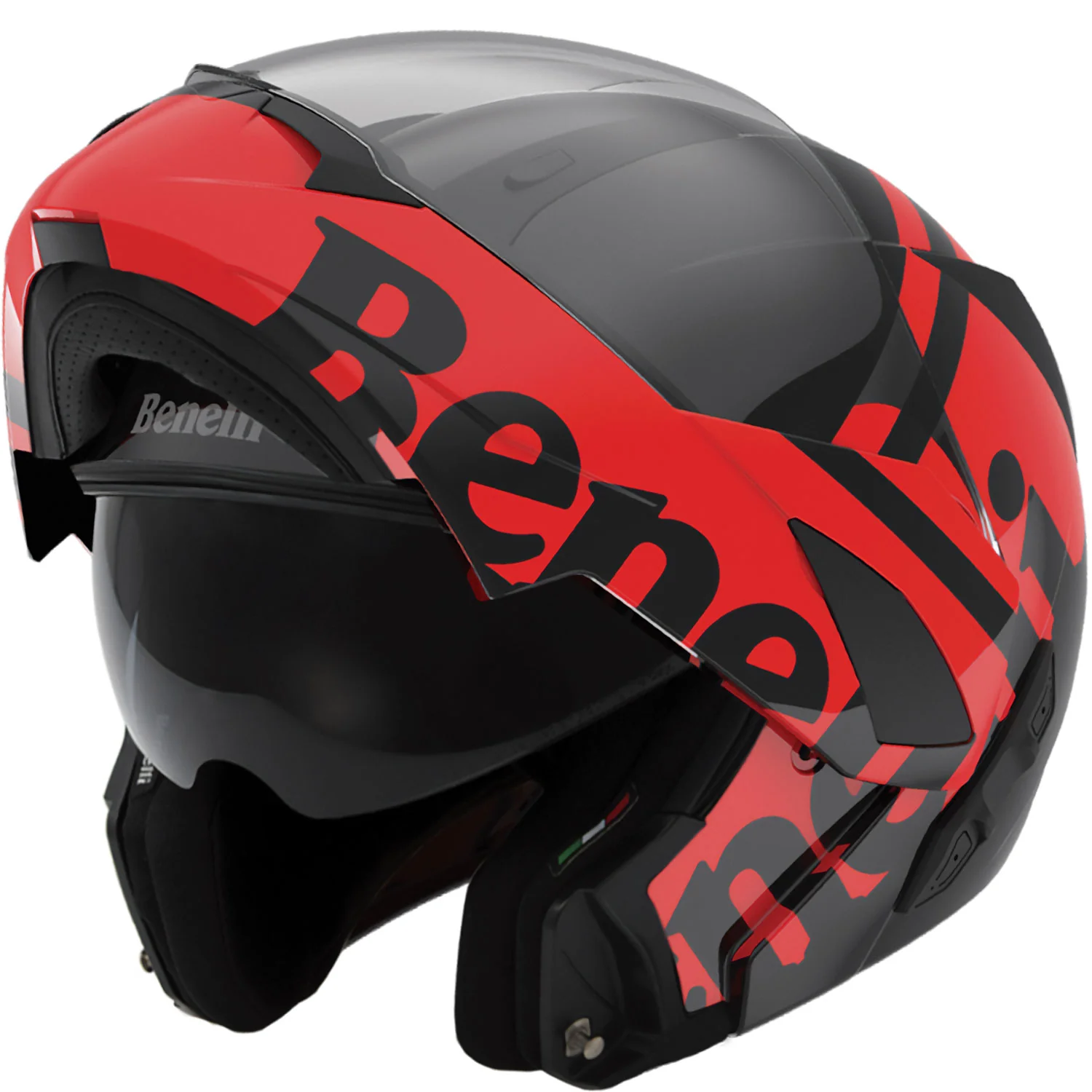 Casco FV-05 Benelli Modular Negro-Rojo Talla L - Image 7