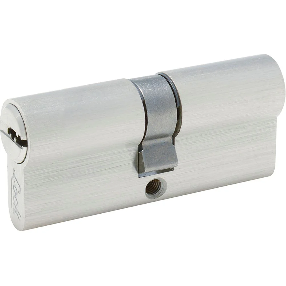 Cilindro Europeo 70Mm Llave Estándar Níquel Satinado Lock - Image 2