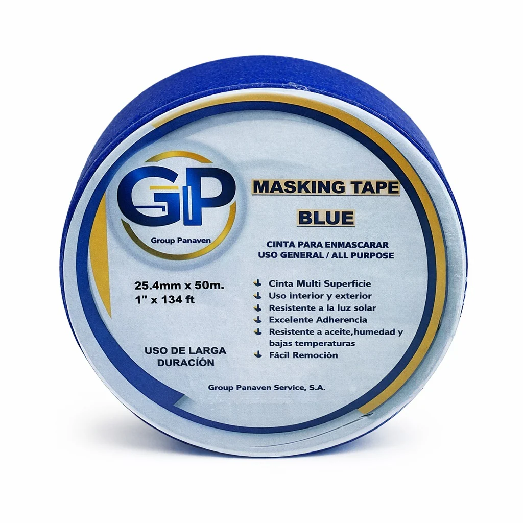 Cinta Masking Tape 1” X 50M. Color Azul