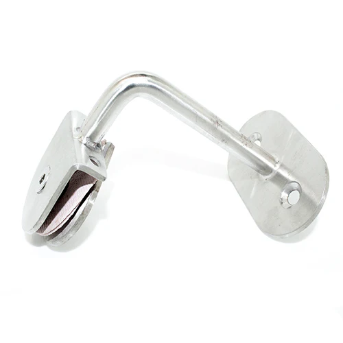 Clip De Vidrio Con Barra Separado Del Muro 8 Cm. Para Vidrios De 8 A 15 Mm. Acabado Sat - Image 2
