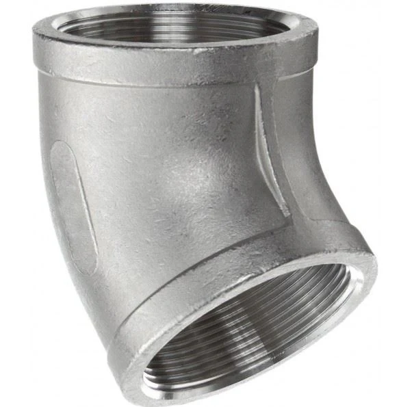 Codo 45° Roscado NPT #150 T-304. - Image 3