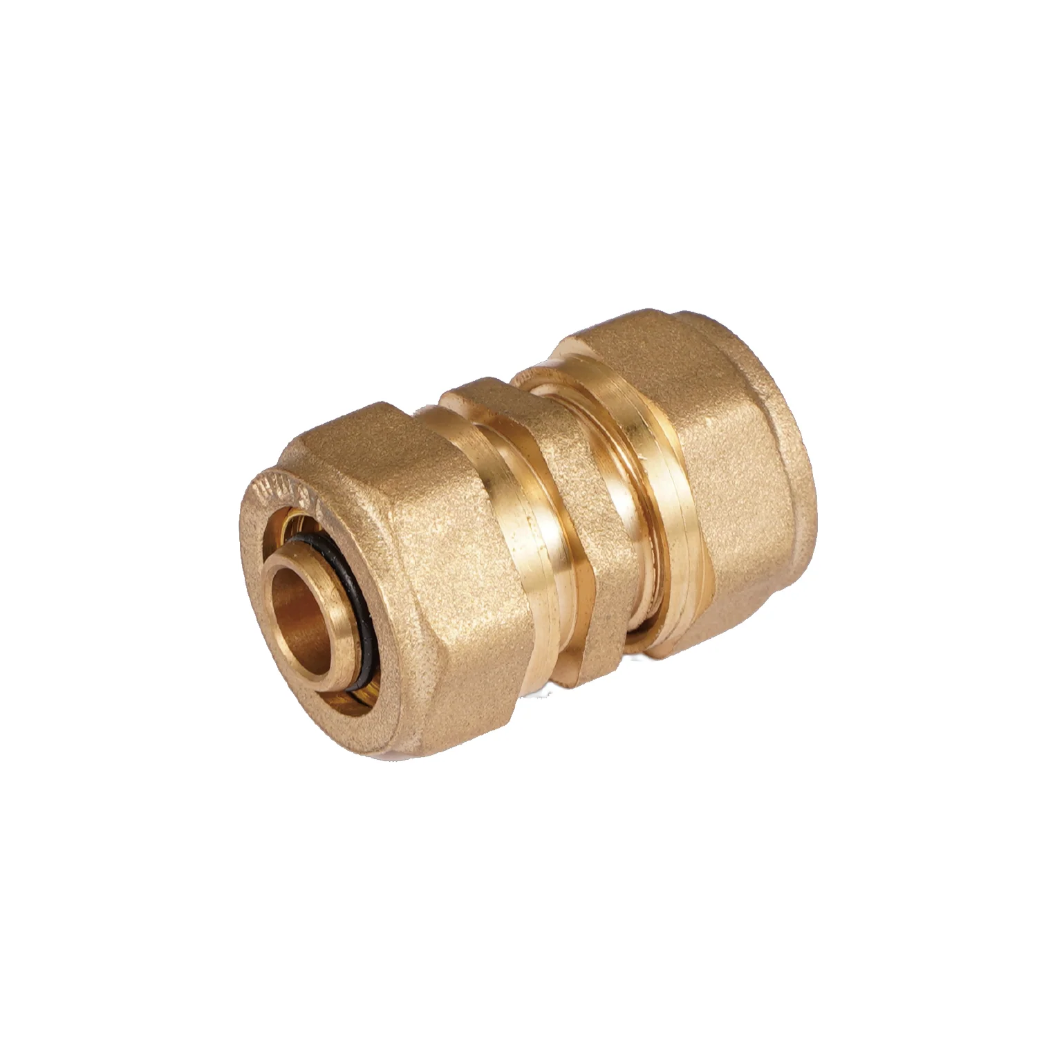 Conector De Compresión Recto 1/2" (20 Mm) En Latón. Unión Directa Para Agua Y Gas. - Image 2