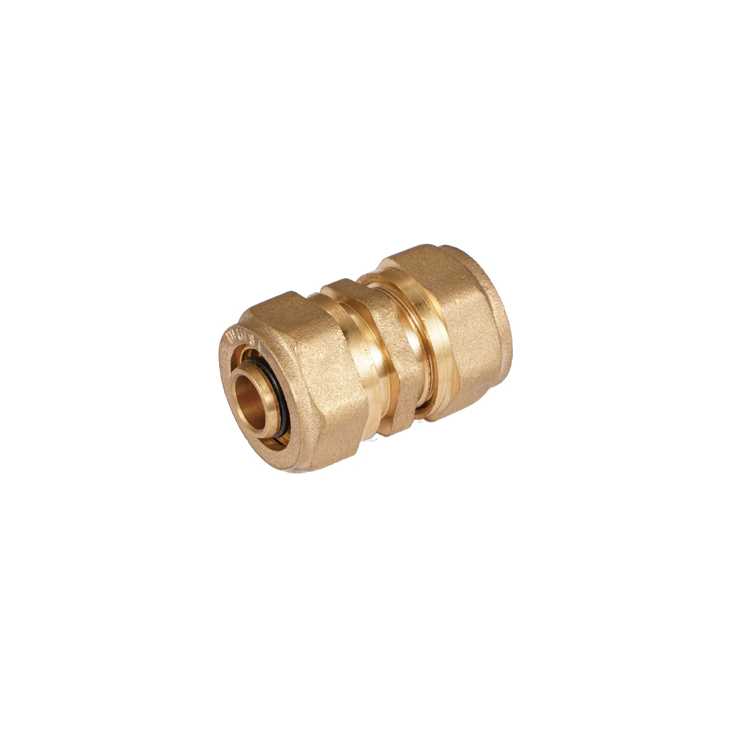 Conector De Compresión Recto 1/2" En Latón. Unión Directa 16Mm Para Tuberías De Agua Y Gas. - Image 2