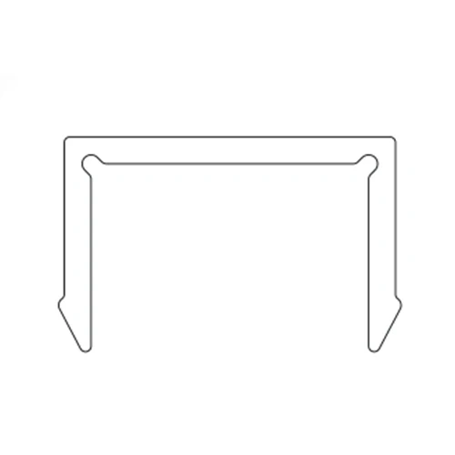 Cover De Perfil Para Esconder Tornillos 5.8 Mts. Acabado Blanco. - Image 2