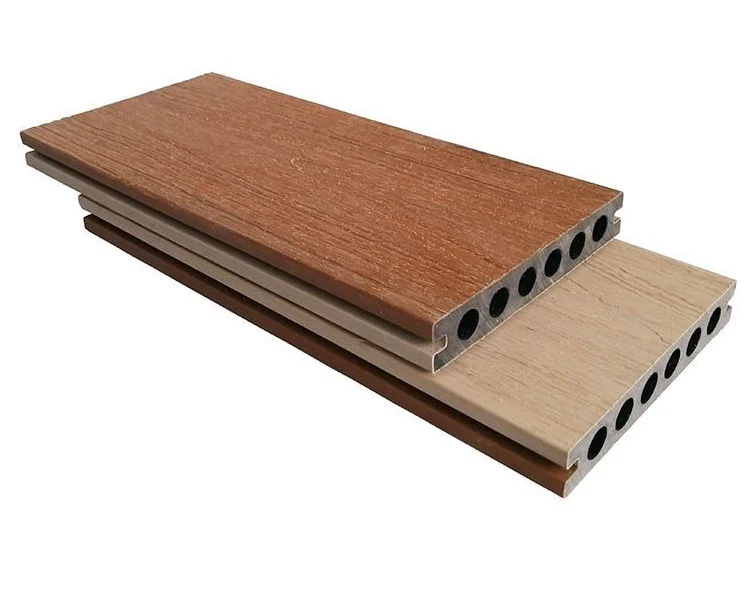 Deck WPC Piso Exteriores Dual Color Marron Teca Y Marron Claro Por El Otro Lado 23 X140x2900mm - Image 4