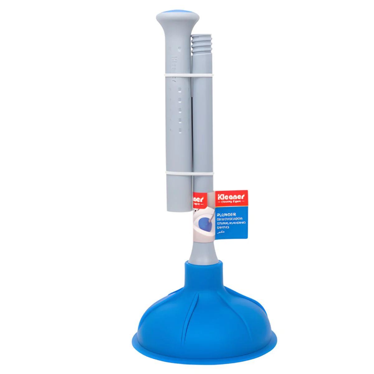 Destapador Para Inodoro Con Mango Largo (43Cm). Destapa Caños De Succión Potente Con Copa (15Cm). - Image 2