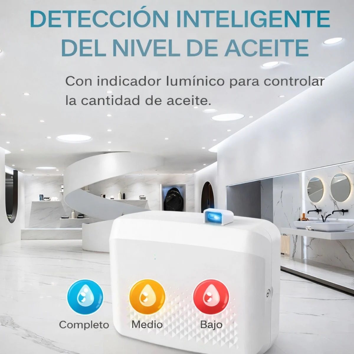 Difusor De Aromas Profesional 800 Ml Con Bluetooth Y Conexión HVAC. Aromatizador Inteligente Para Hogar, Oficina Y Espacios Comerciales. Ambientador. Aromaterapia. - Image 5