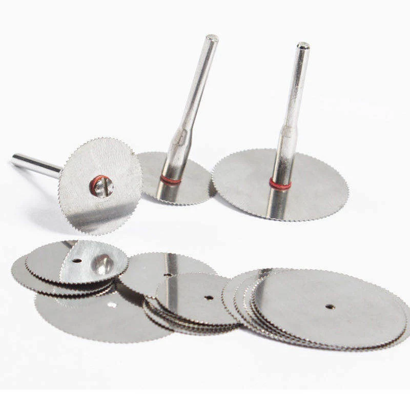 Juego De 6 Pcs Discos Corte HSS + Mandril Para Motortool O Dremel - Image 3