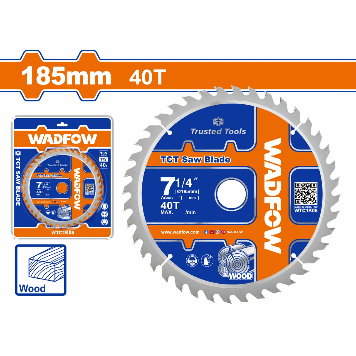 Discos De Corte Sierra TCT 185Mm. Anillo Reductor: 16Mm. Para Usar En Corte De Madera. - Image 3