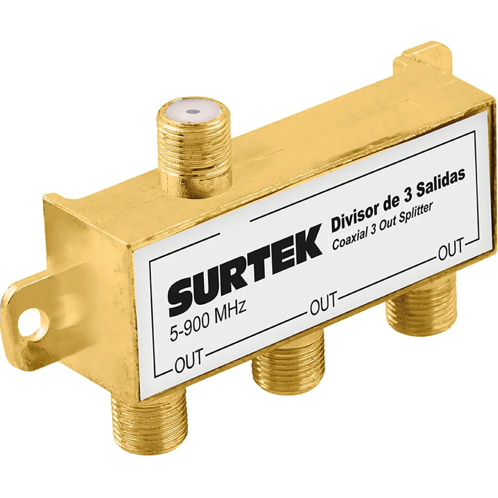 Divisor Coaxial 1 Entrada 3 Salidas Surtek - Image 3