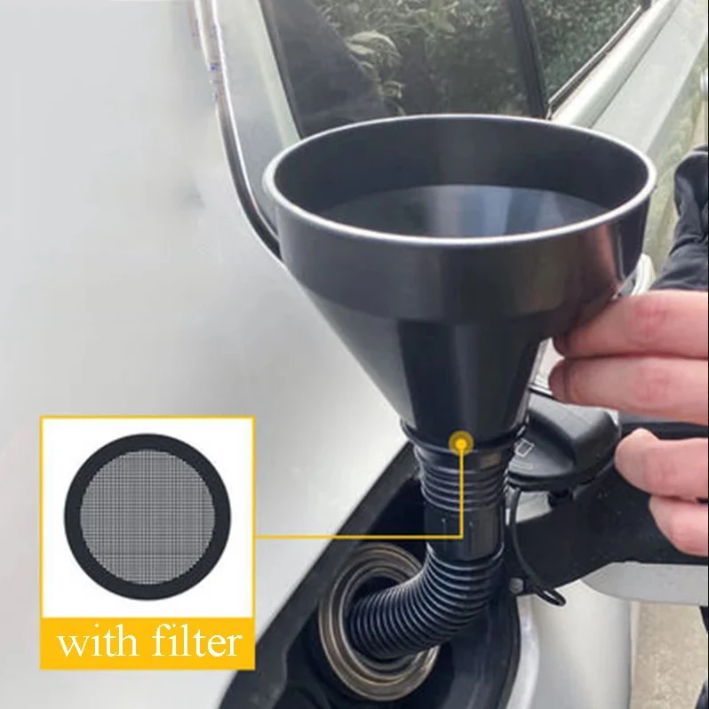 Embudo Para Motos Y Carros Con Filtro De Malla Para Combustibles Y Aceites - Image 2