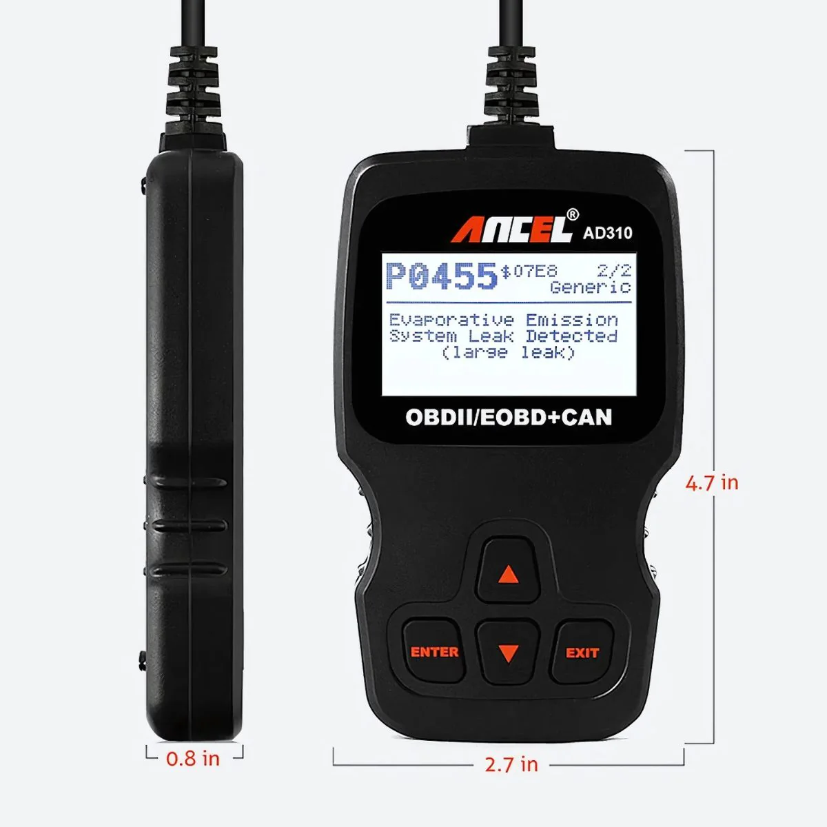 Escáner OBD2 Herramienta De Exploración De Diagnostico OBDII/EOBD+CAN, Escáner Detector De Fallas Para Auto. Lector De Códigos Para Carros. - Image 5