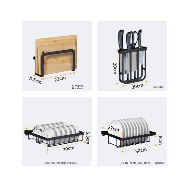 Escurridor Organizador De Platos Para Fregador. Color Negro. Secar Platos - Image 4