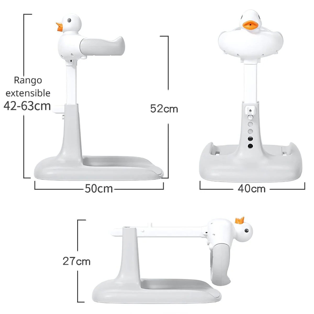Estación De Baño De Pie Para Bebé Con Diseño De Patito. Soporte Ergonómico Seguro Para Tina, Ducha O Bañera. - Image 6
