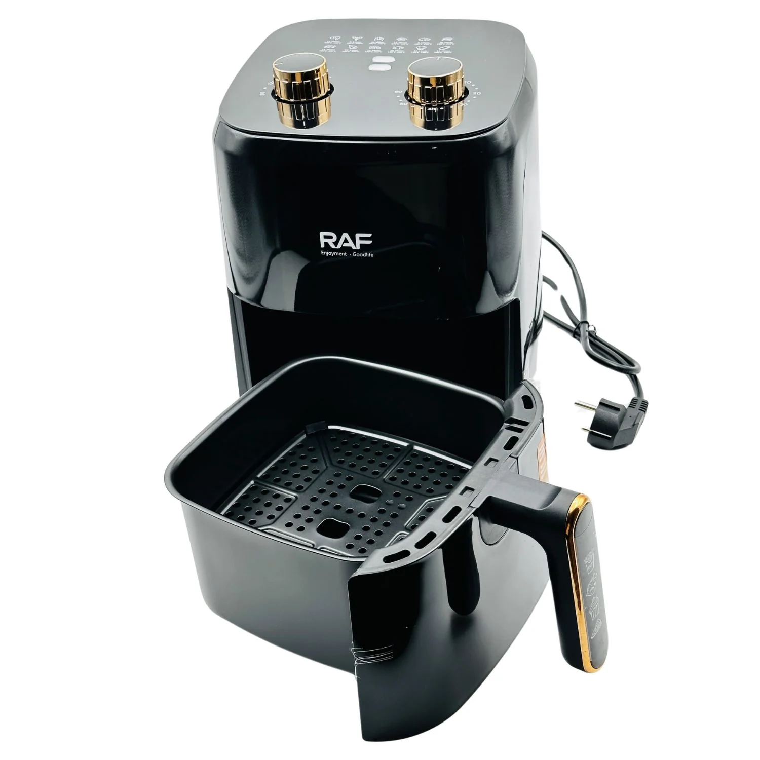 Freidora De Aire 3L 1300W 110V 60Hz Control De Perilla  Antiadherente 360° Multipropósito  Aceite 80% Air Frier - Image 2