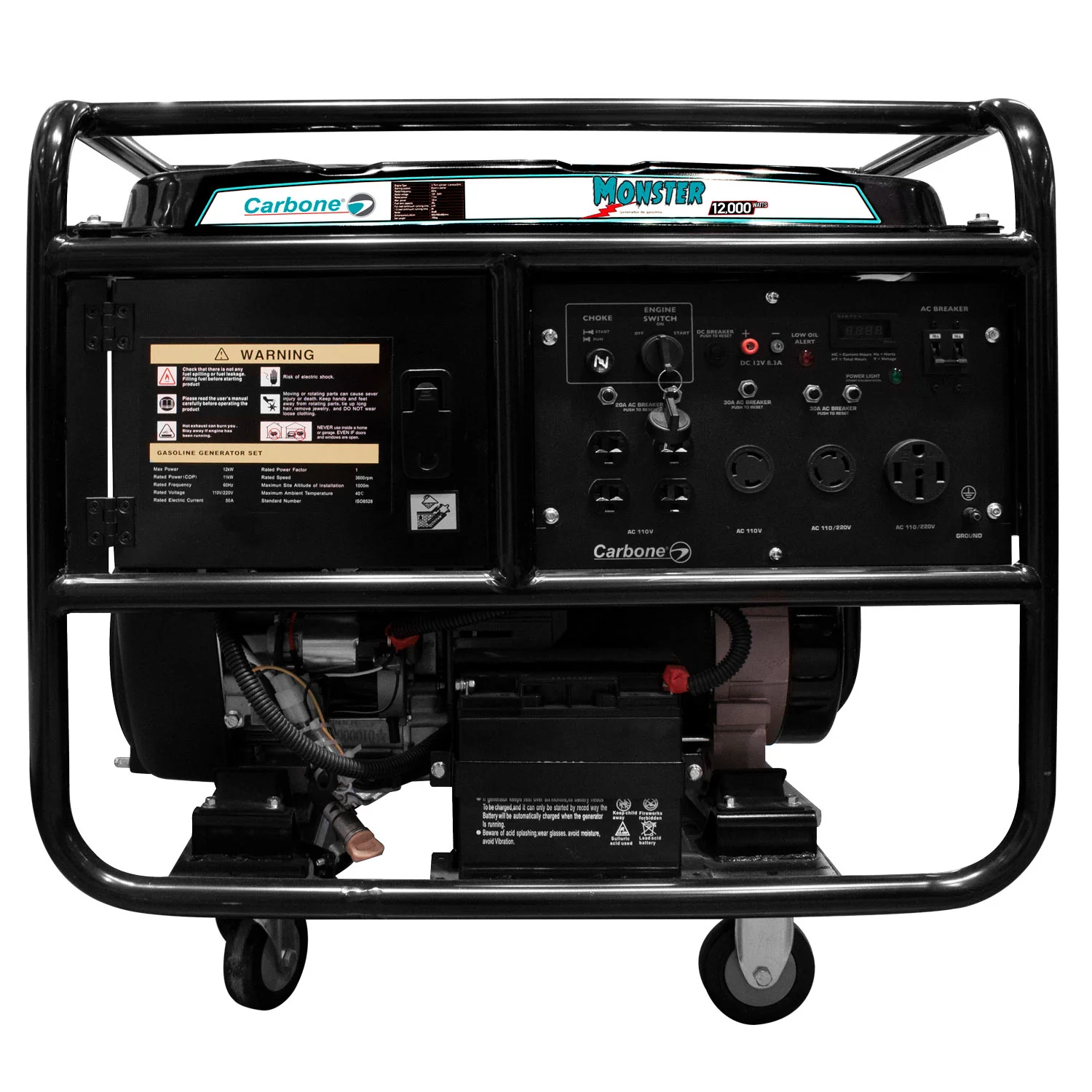 Generador Electrico 12,000 Watt Gasolina 22Hp, 11,000 Watt Reales 110/220V 60Htz. Encendido Elec. - Image 6