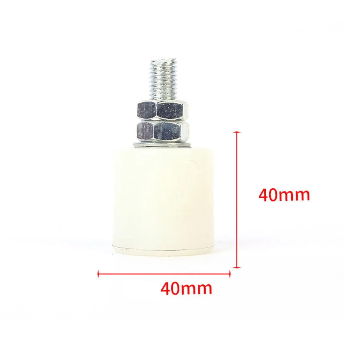 Guía De Portón. Tope Guía Superior De Nylon Para Portón Corredizo 40X40 Mm Para Portones