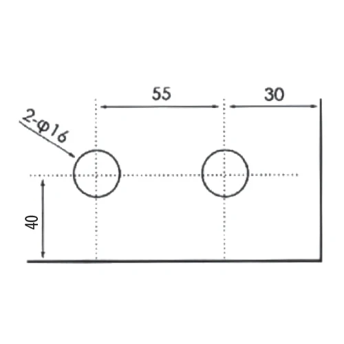 Herraje Guia Para Puerta Plegable Izquierdo - Image 2