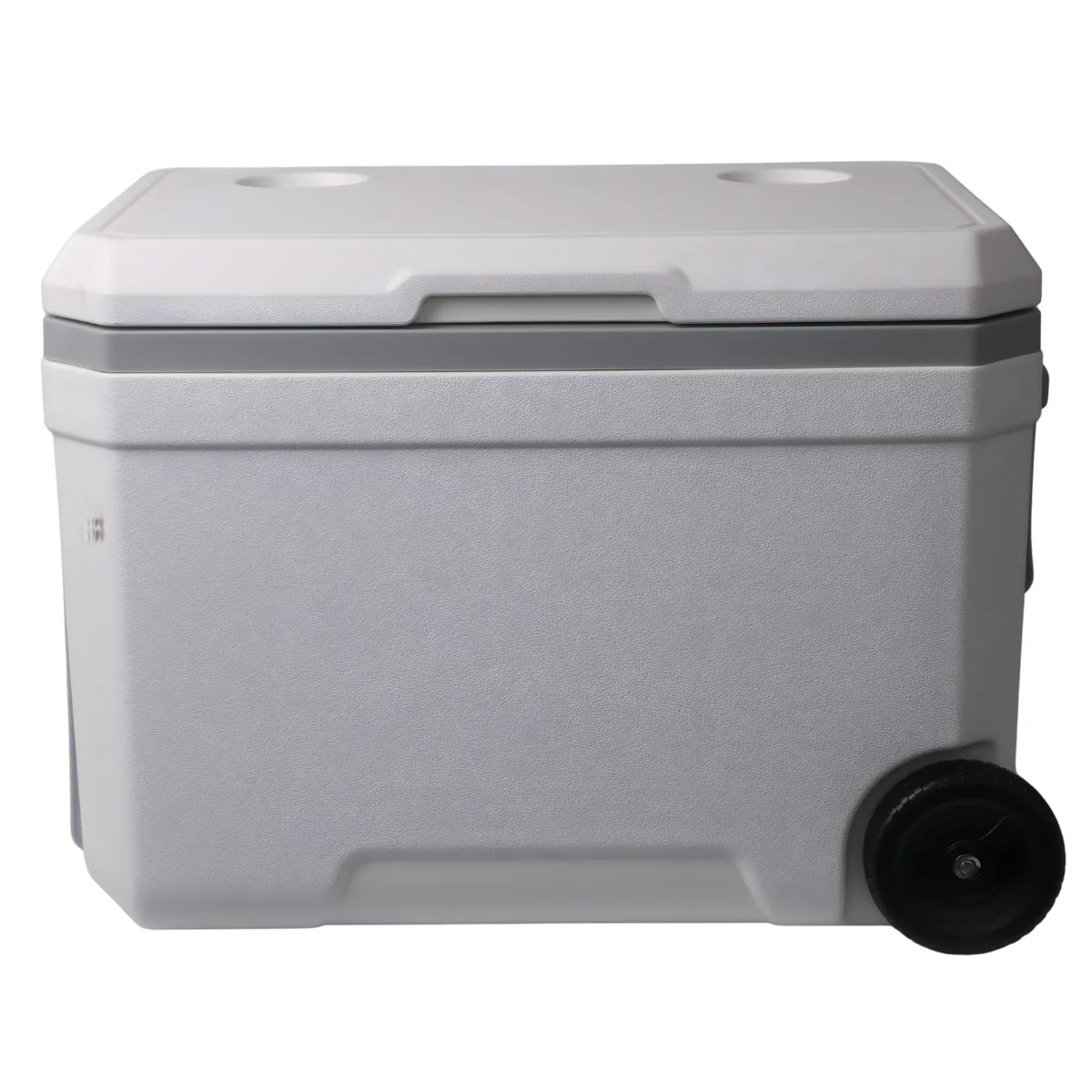 Hielera Portátil 48QT (45L) Con Ruedas Y Asas. Color Blanco.  Enfriador Rígido 57.8X38x41 Cm Para Camping, Playa Y Picnic. Cooler - Image 3
