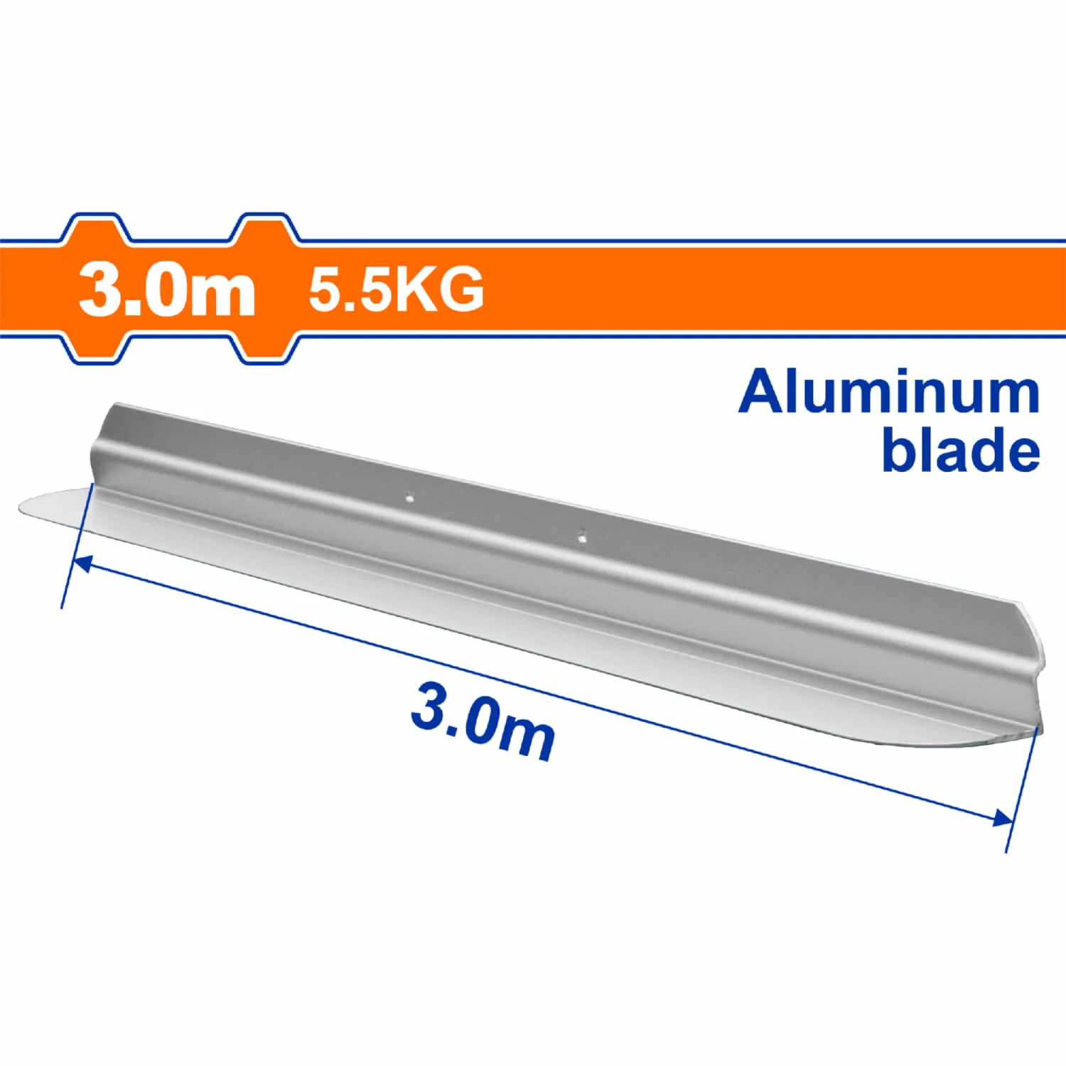 Hoja De Aluminio Para Regla Vibratoria WSFS2A09 Tamaño De La Hoja: 3.0M 7.2Kg
