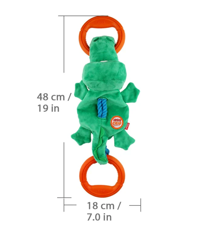 Juguete Iron Grip Cocodrilo Cuerda Para Mascota - Image 3