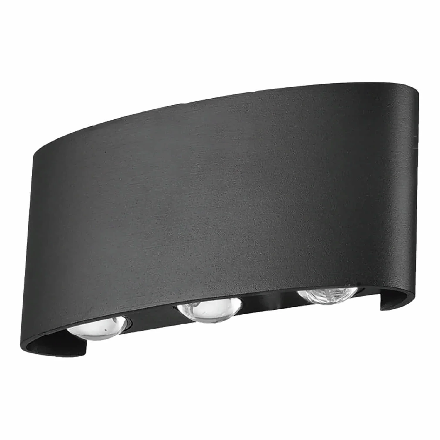 Lámpara De Pared Exterior Negra LED 6W 3000K Cálida. 170X80mm. Iluminación Exterior. Luminaria. - Image 2