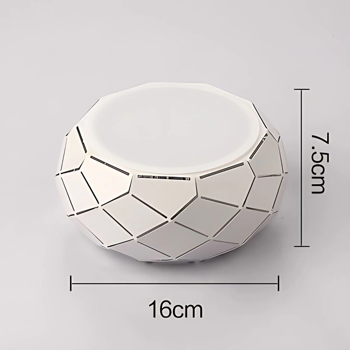 Lámpara LED De Techo Con Efecto Decorativo De Luz Geométrica. 5W. 6.2” (16Cm) Luz Cálida - Image 2