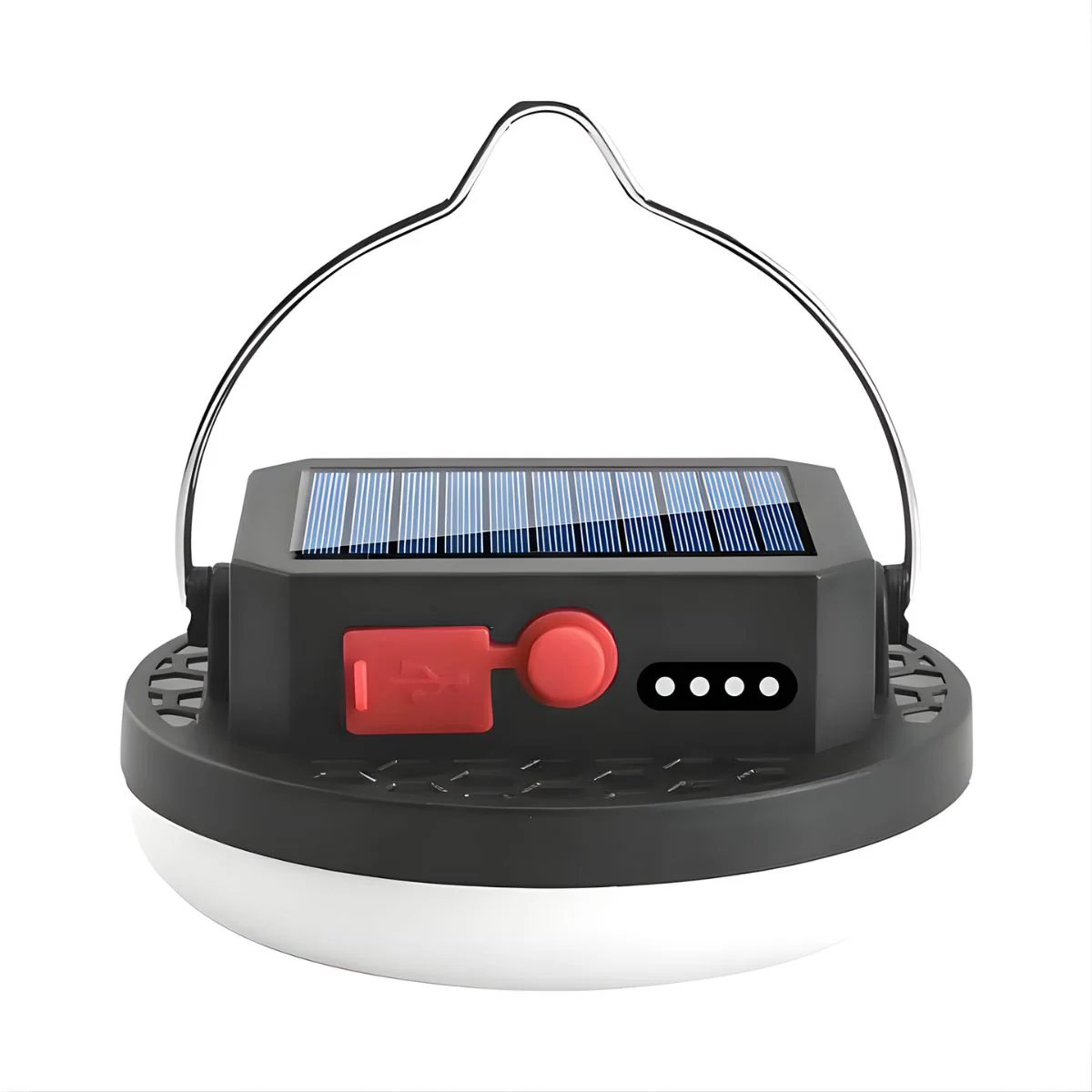 Lámpara LED Solar Portátil 10W Recargable Con Panel Solar Y USB-C. Luz Blanca Y Cálida. Resistente Al Agua. - Image 3