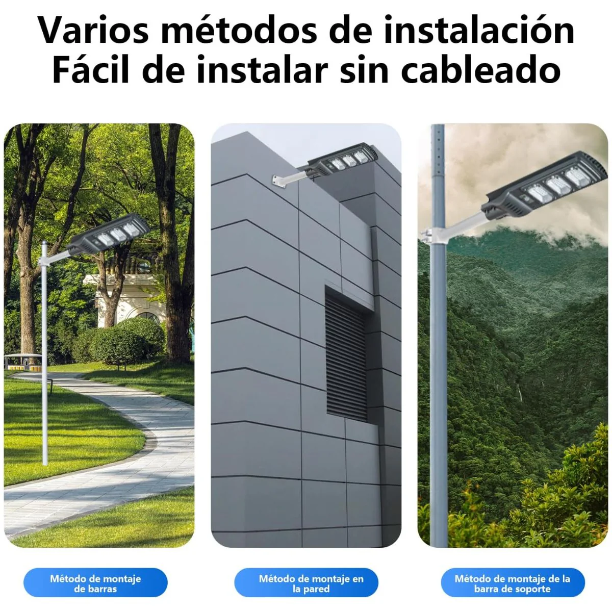 Lámpara Solar Para 320M² 720 LED Con Sensor De Movimiento. Foco Con Panel Solar Para Exteriores. Con Control Remoto. Luz Blanca. - Image 5