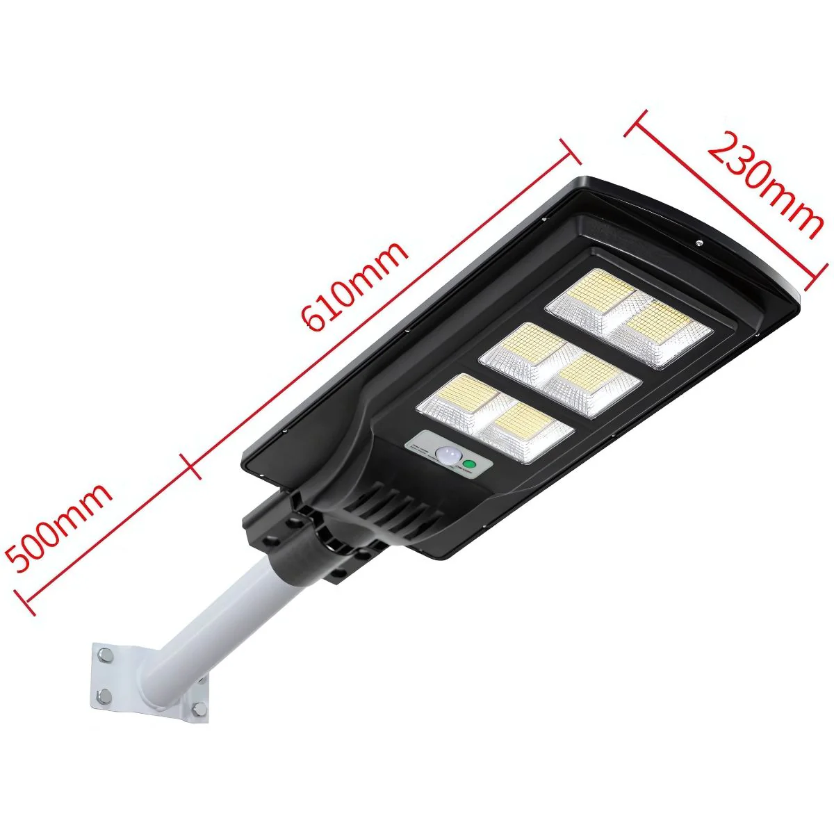 Lámpara Solar Para 320M² 720 LED Con Sensor De Movimiento. Foco Con Panel Solar Para Exteriores. Con Control Remoto. Luz Blanca. - Image 6