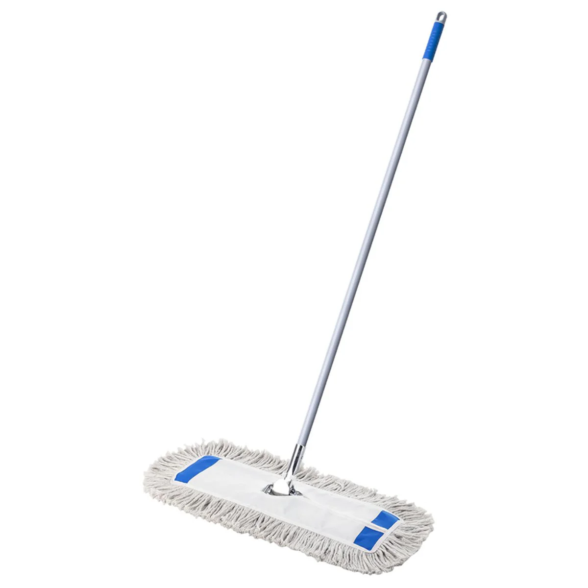 Lampazo Mopa Plana (60Cm). Trapeador Industrial Con Palo Metálico De 135Cm.