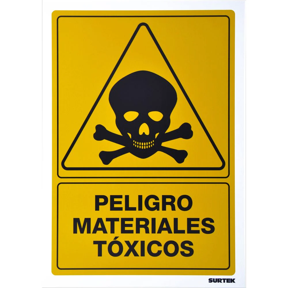 Letrero "Materiales Tóxicos" Surtek - Image 6