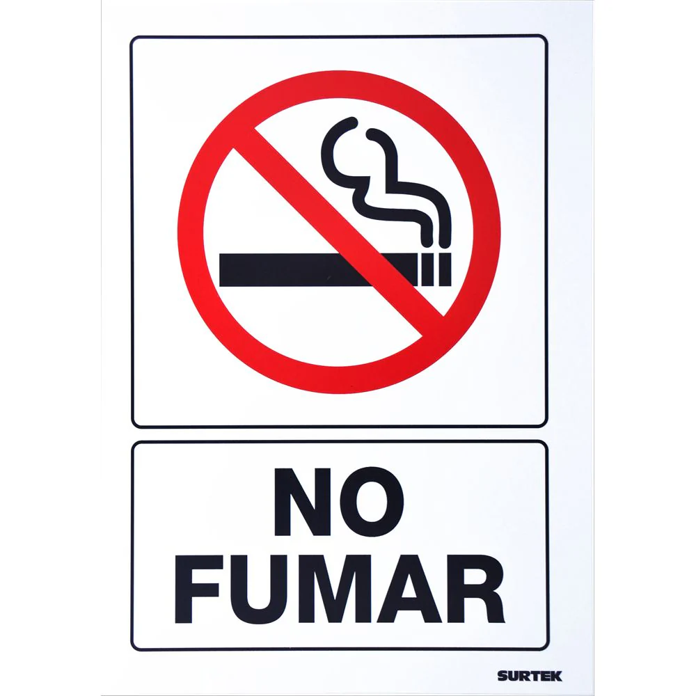 Letrero "No Fumar" Surtek - Image 2