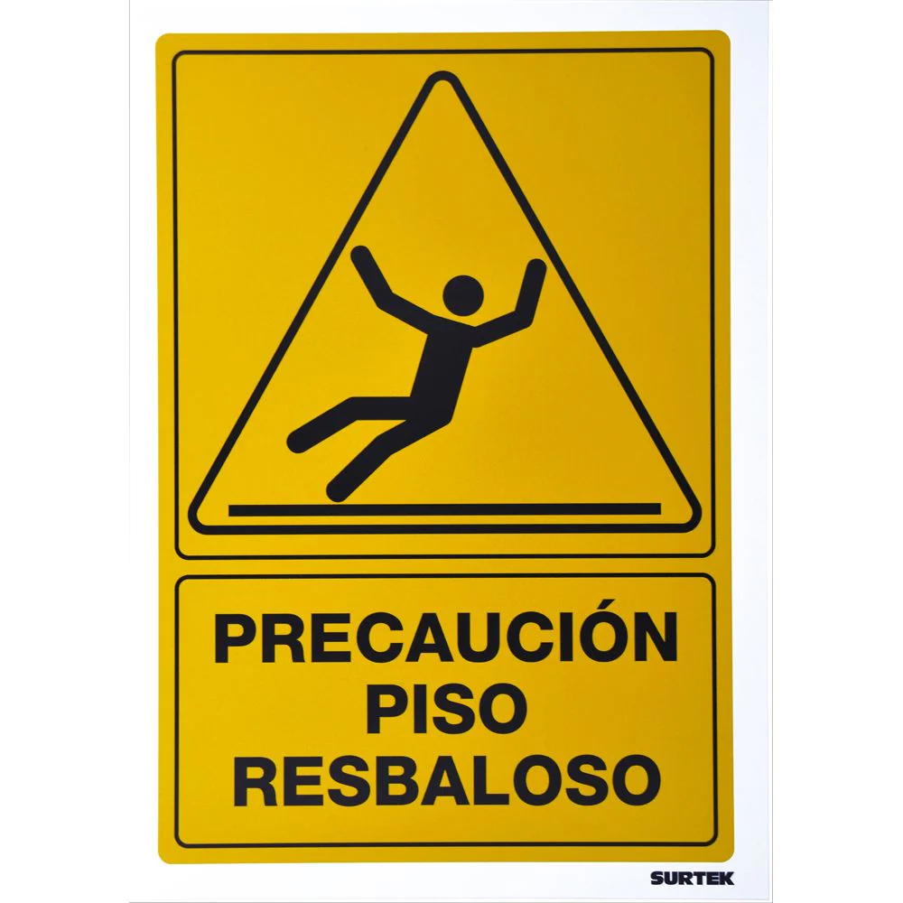Letrero "Piso Resbaloso" Surtek - Image 5