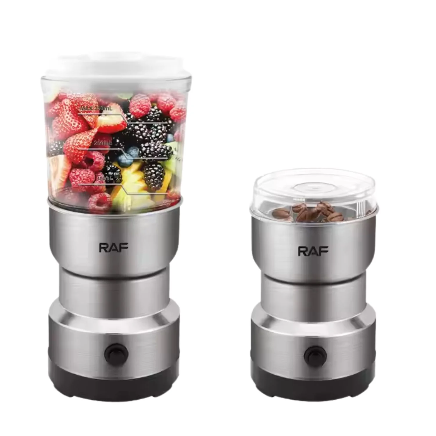 Licuadora De Zumo 2 En 1 300W  Inoxidable Y Molinillo Eléctrico Para Especias Y Café 110V/60 Hz. Blender Grinder - Image 2
