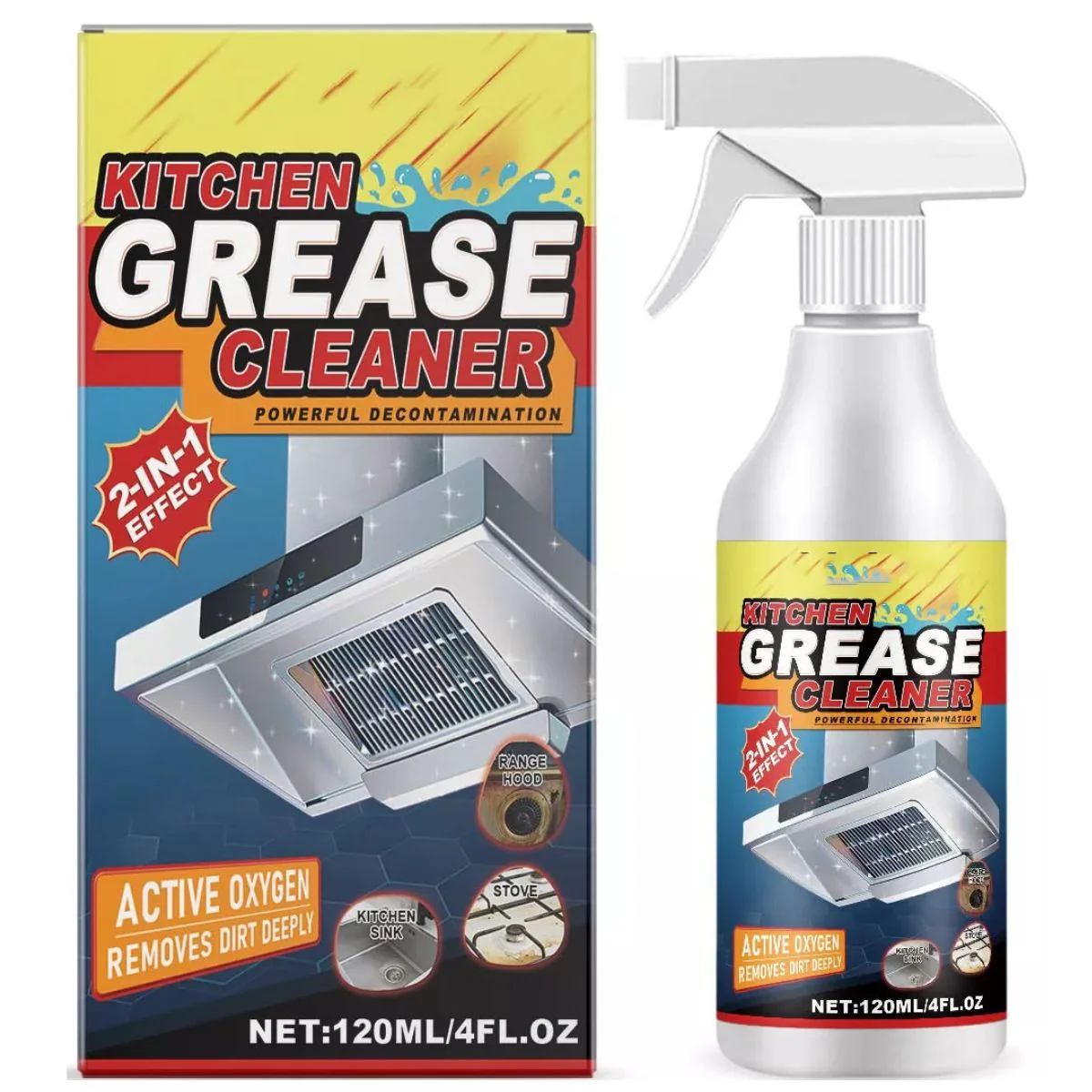 Liquido Desengrasante 120Ml. Limpiador Multipropósito. Elimina La Grasa Al Instante.