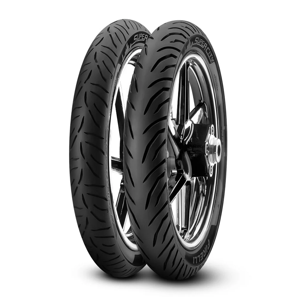 Llanta Trasera Pirelli 100/90 - 18M/C TL 51P Super City Para Moto RKG150 - Image 2